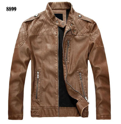 Men's Leather Jackets Brand Motorcycle Leather Jacket Men Fur Jacket Jaqueta De Couro Masculina Mens Leather Coats Jaqueta Couro
