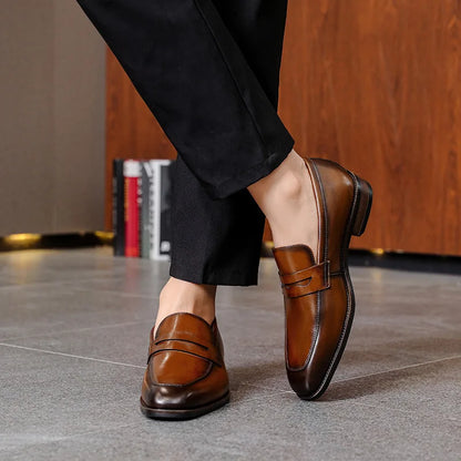 Wholesale Custom Designer Business Office Men's Oxfords Handmade Leather Wedding Shoes