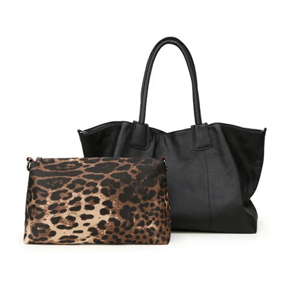 Women's Luxury Designer Tote Bags Famous Brand Large Capacity Genuine Leather Handbags Fashion Shoulder Purses for Ladies