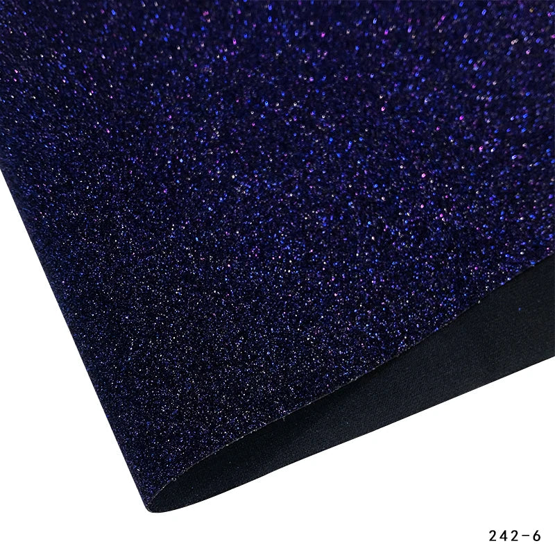 1 Roll of Colorful Glitter Fine Sandalwood Faux Leather 12''x53'' (30 Cmx135cm) Handmade DIY Earrings, Jewelry, Headwear,