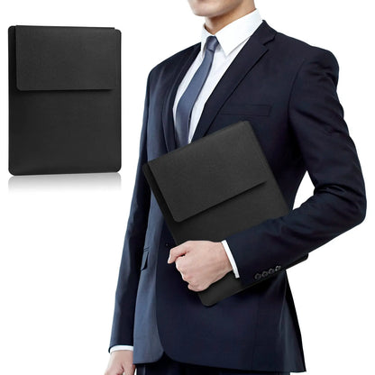 2026 Laptop Sleeve with Stand Multifunctional Business Waterproof Leather Laptop Bag for MacBook Air 13 15 Pro M5 14 16