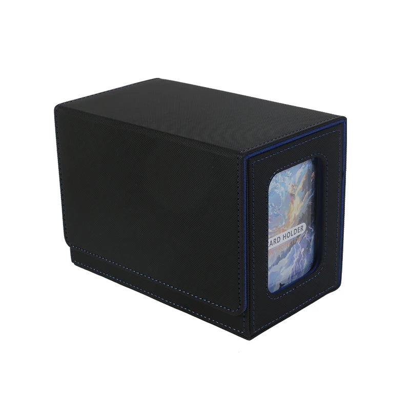 Torson Top Grade 160+ TCG CCG LCG for  Windowed PU Leather Game Storage Deck Box Premium Card Storage Case for Card Playing