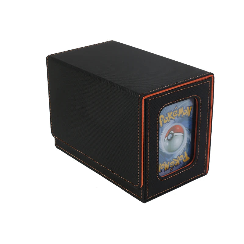 Torson Top Grade 160+ TCG CCG LCG for  Windowed PU Leather Game Storage Deck Box Premium Card Storage Case for Card Playing