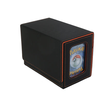 Torson Top Grade 160+ TCG CCG LCG for  Windowed PU Leather Game Storage Deck Box Premium Card Storage Case for Card Playing