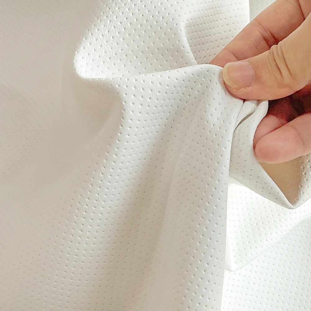 1 Yard Breathable Perforated PU Leather Suitable for Car Seat Sofa Upholstery and Craft Projects 0.9mm Thick