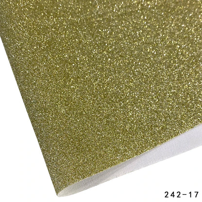 1 Roll of Colorful Glitter Fine Sandalwood Faux Leather 12''x53'' (30 Cmx135cm) Handmade DIY Earrings, Jewelry, Headwear,