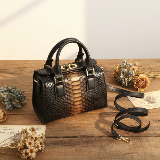 2026 Newest Fashion Handbag for Women Luxury Designer Bag Super Fiber Leather Handbag for Ladies Quality Squamous Serpentine Bag
