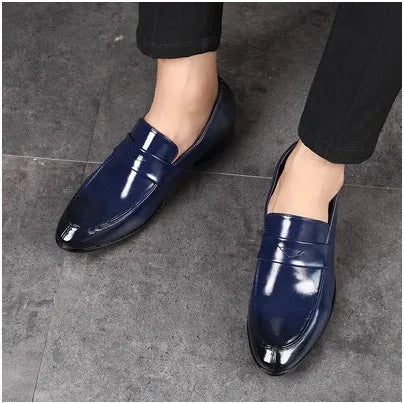 Men's Business Leather Shoes Man Vintage Formal Dress Shoes Male Fashion All-Match Casual Shoes Classic Pointed Toe Footwears
