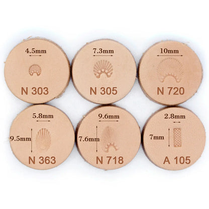 Special Printing Handmade Leather Diy Knocking Tools Leather Leather Carving Printing Alloy Leather Carving Printing Tools