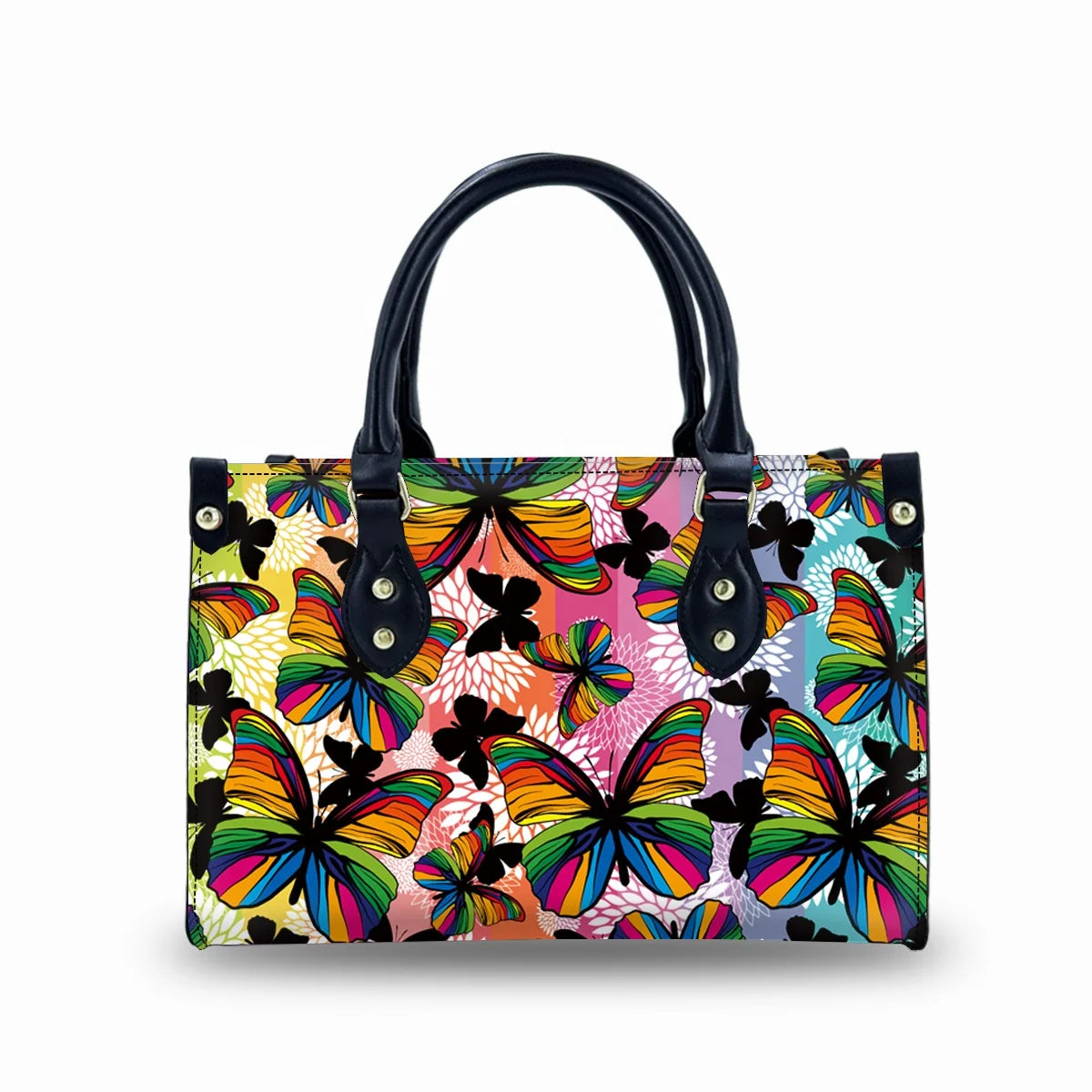 Designer Tote Bag With Zipper Pocket Luxury Leather Waterproof Gym Travel Tote Duffel Bag Custom Logo Handbag