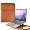 2026 Laptop Sleeve with Stand Multifunctional Business Waterproof Leather Laptop Bag for MacBook Air 13 15 Pro M5 14 16