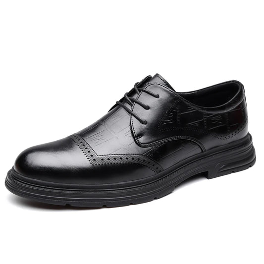 Men Business Leather Dress Shoes Vintage Classic Formal Shoes Big Size 38-44