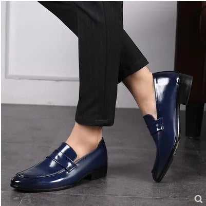 Men's Business Leather Shoes Man Vintage Formal Dress Shoes Male Fashion All-Match Casual Shoes Classic Pointed Toe Footwears