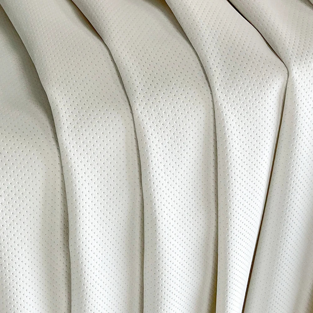 1 Yard Breathable Perforated PU Leather Suitable for Car Seat Sofa Upholstery and Craft Projects 0.9mm Thick