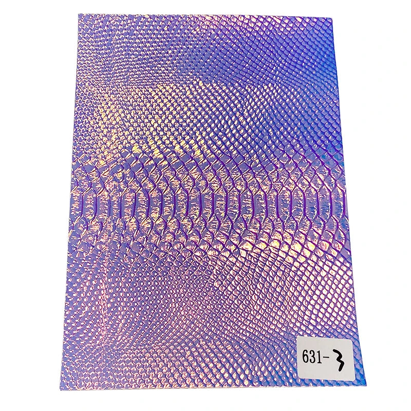 Wholesale Fancy Pu Leather Snake-patterned Faux Leather Embossing Artificial Leather for Making Handbags Shoes Bags