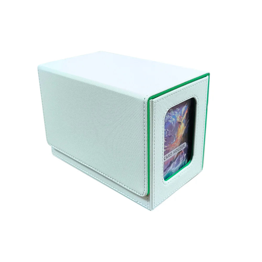 Torson Top Grade 160+ TCG CCG LCG for  Windowed PU Leather Game Storage Deck Box Premium Card Storage Case for Card Playing