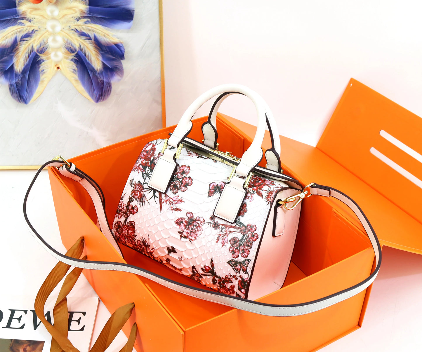 2026 Newest Fashion Handbag for Women Luxury Designer Bag Super Fiber Leather Handbag for Ladies Quality Squamous Serpentine Bag