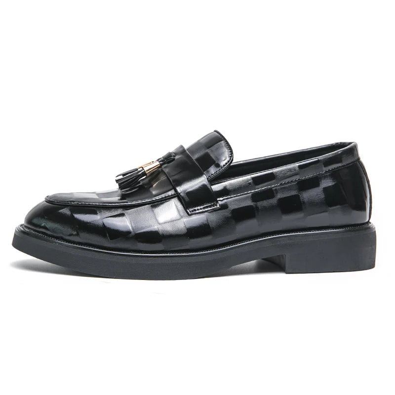 2024 Luxury Italain Walking Style Men's Dress Shoes Oxfords Pu Leather Office Classic Shoes for Men
