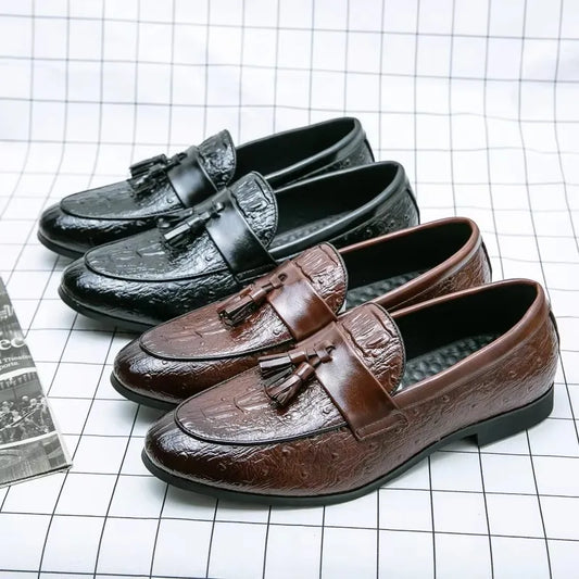 High Quality Fashionable Italian Business Shoes for Men GENUINE LEATHER Oxfords Dress Men Dress Shoes