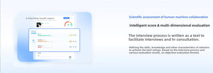 Industry-Wide AI Interview Solution Intelligent Recruitment Assessment System Multi-language Support Personalized Customization