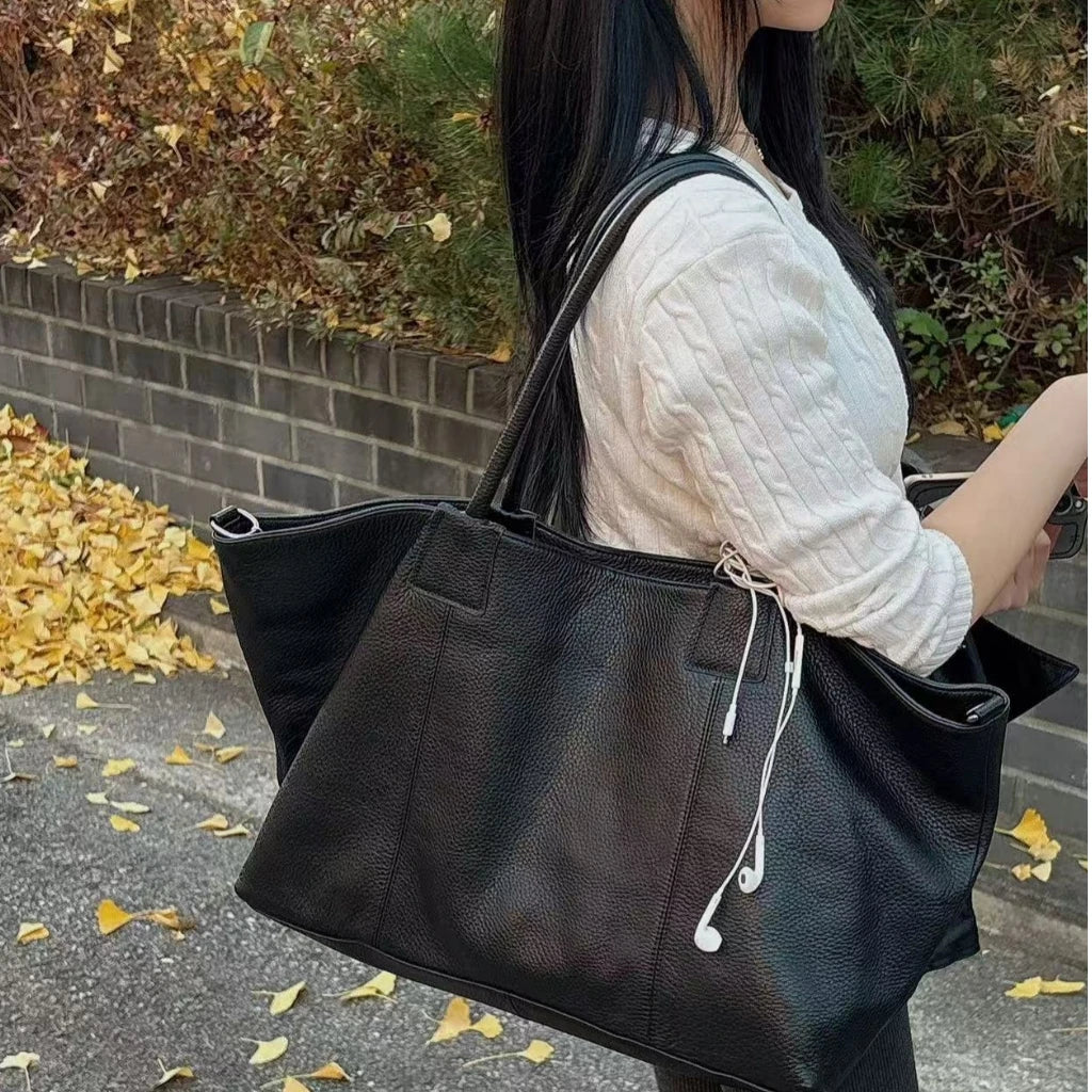 Women's Luxury Designer Tote Bags Famous Brand Large Capacity Genuine Leather Handbags Fashion Shoulder Purses for Ladies