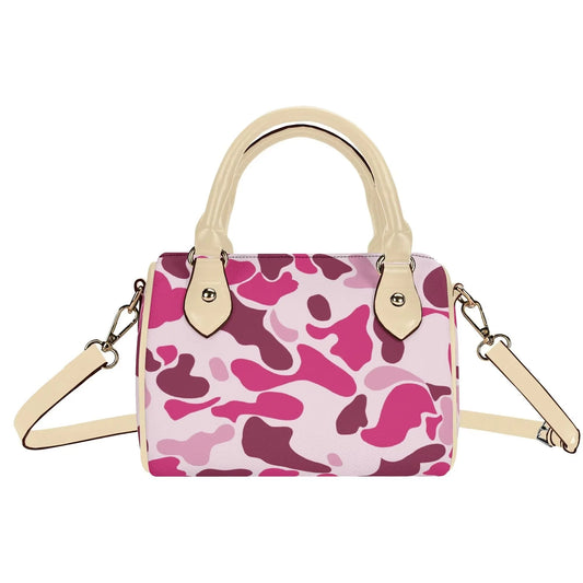 New High Quality Custom Pink Style Design Crossbody Bag Pillow Bag Waterproof Cloud Camo Pu Leather Purse for Lady Daily Use