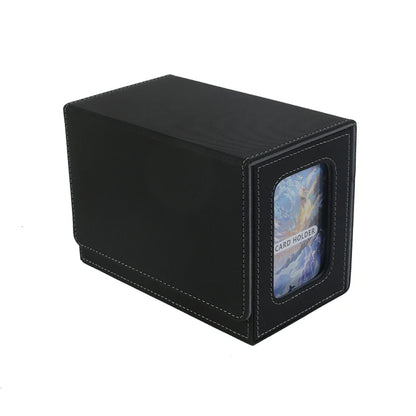 Torson Top Grade 160+ TCG CCG LCG for  Windowed PU Leather Game Storage Deck Box Premium Card Storage Case for Card Playing