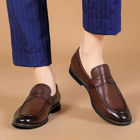 Fall Season Italian Luxury Oxford Dress Shoes for Men Genuine Leather Wedding Shoes Dropshipping Wholesale Available