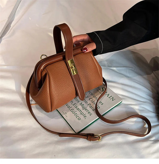 2026 New HK Fashion Simple Women's New Crossbody Mini Shoulder Bag PU Leather Handbag Mobile Phone Coin Purse Bag Small Square