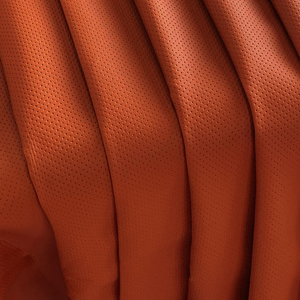 1 Yard Breathable Perforated PU Leather Suitable for Car Seat Sofa Upholstery and Craft Projects 0.9mm Thick