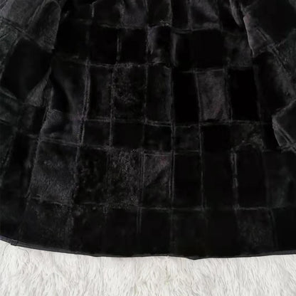 New warm men's fur jacket men's 100% real sheepskin coat, Men's jackets， leather jacket, thick, size custom