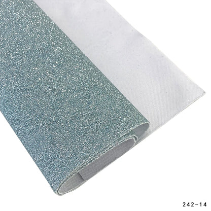 1 Roll of Colorful Glitter Fine Sandalwood Faux Leather 12''x53'' (30 Cmx135cm) Handmade DIY Earrings, Jewelry, Headwear,