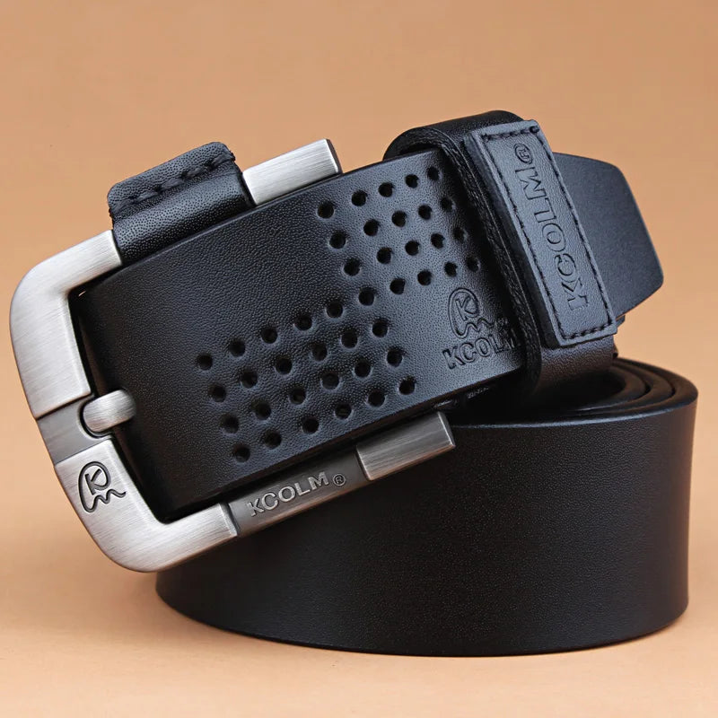 2026 Hot Products Wholesale Fashion Mens Design Belt Cowhide Genuine Leather Belts