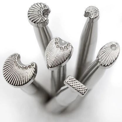 Special Printing Handmade Leather Diy Knocking Tools Leather Leather Carving Printing Alloy Leather Carving Printing Tools