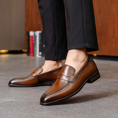 Wholesale Custom Designer Business Office Men's Oxfords Handmade Leather Wedding Shoes