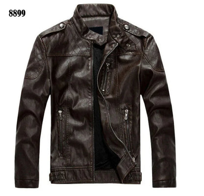 Men's Leather Jackets Brand Motorcycle Leather Jacket Men Fur Jacket Jaqueta De Couro Masculina Mens Leather Coats Jaqueta Couro