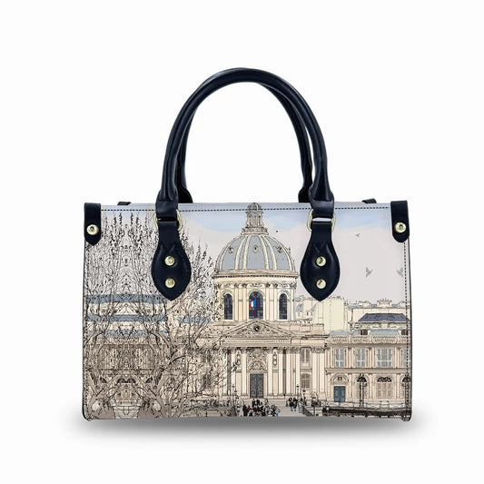Designer Tote Bag With Zipper Pocket Luxury Leather Waterproof Gym Travel Tote Duffel Bag Custom Logo Handbag