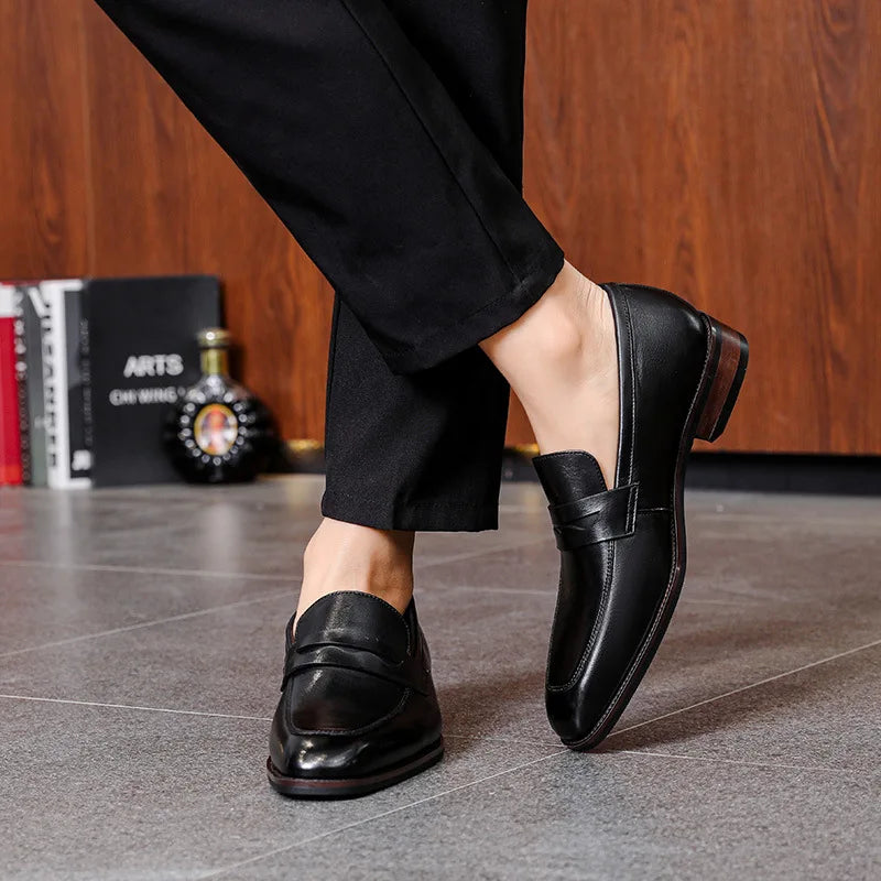 Wholesale Custom Designer Business Office Men's Oxfords Handmade Leather Wedding Shoes