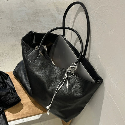 Women's Luxury Designer Tote Bags Famous Brand Large Capacity Genuine Leather Handbags Fashion Shoulder Purses for Ladies