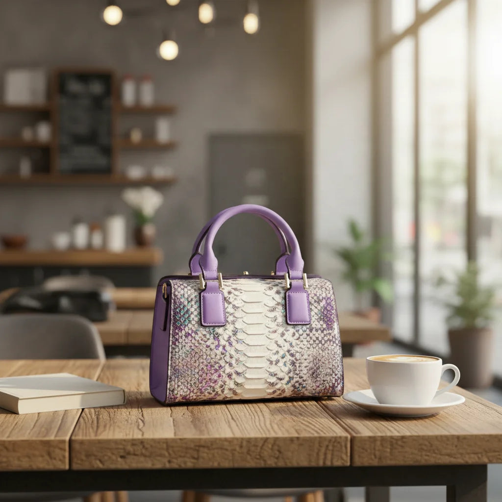 2026 Newest Fashion Handbag for Women Luxury Designer Bag Super Fiber Leather Handbag for Ladies Quality Squamous Serpentine Bag