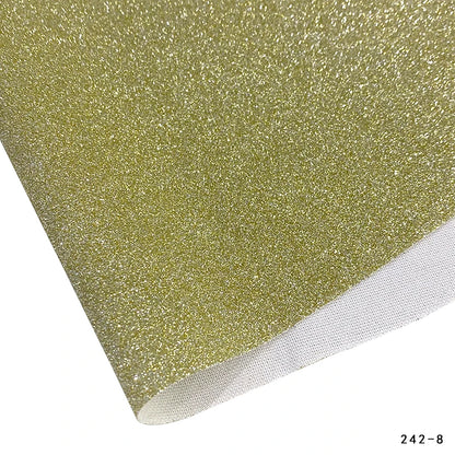 1 Roll of Colorful Glitter Fine Sandalwood Faux Leather 12''x53'' (30 Cmx135cm) Handmade DIY Earrings, Jewelry, Headwear,