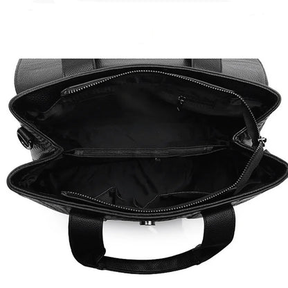 Wholesale Woven Pattern Tote Bag Large Capacity PU Leather Women Shoulder Bags for Work Commuting 2026 Hot Style