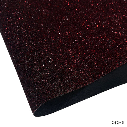 1 Roll of Colorful Glitter Fine Sandalwood Faux Leather 12''x53'' (30 Cmx135cm) Handmade DIY Earrings, Jewelry, Headwear,
