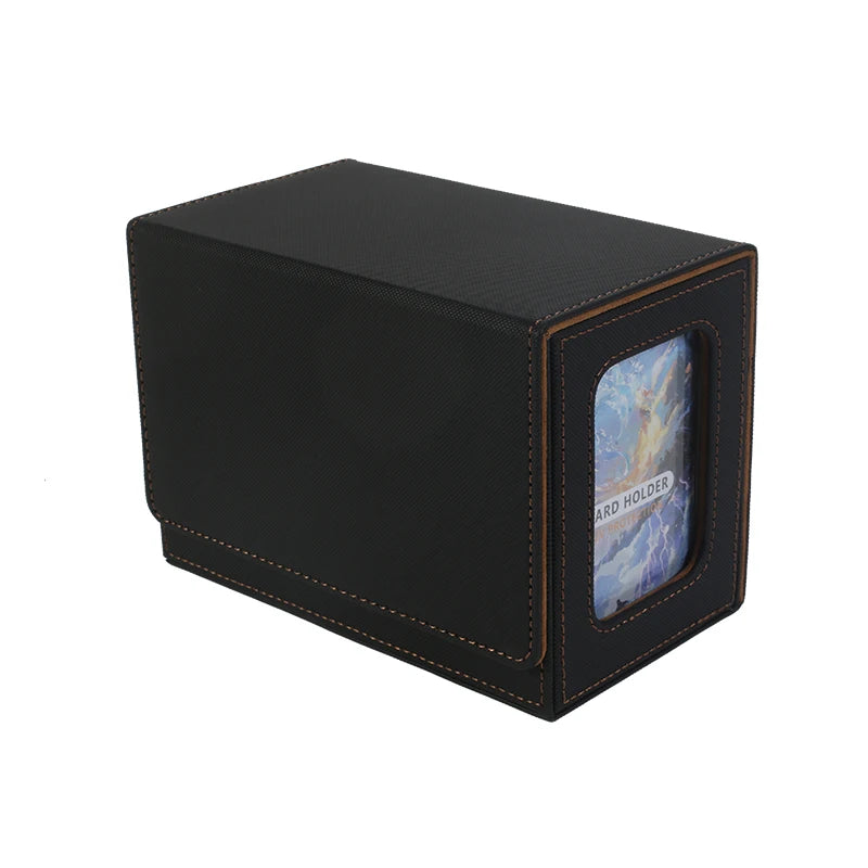 Torson Top Grade 160+ TCG CCG LCG for  Windowed PU Leather Game Storage Deck Box Premium Card Storage Case for Card Playing