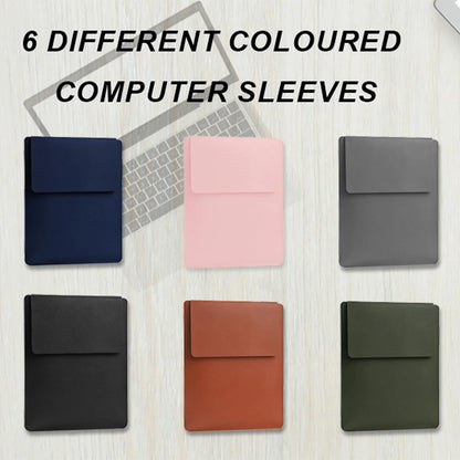 2026 Laptop Sleeve with Stand Multifunctional Business Waterproof Leather Laptop Bag for MacBook Air 13 15 Pro M5 14 16