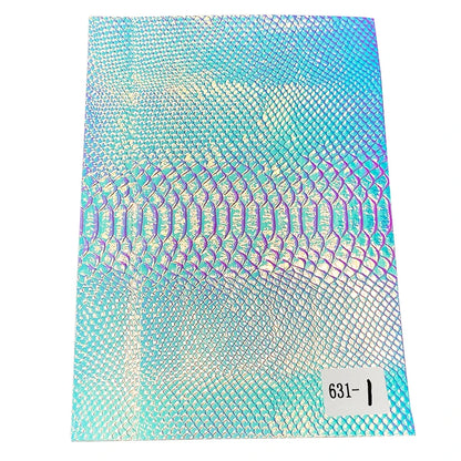 Wholesale Fancy Pu Leather Snake-patterned Faux Leather Embossing Artificial Leather for Making Handbags Shoes Bags
