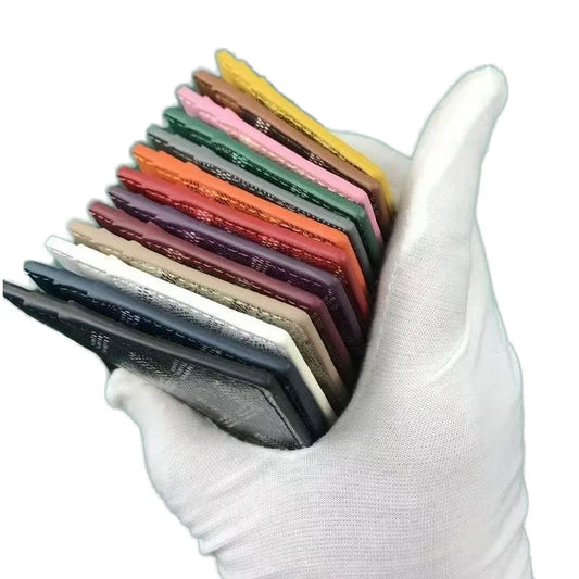 Designer PU Leather Fashion Mini Wallet & Card Holder for Men & Young Women Key Pocket Clutch Pocket No Closure Credit Card Use
