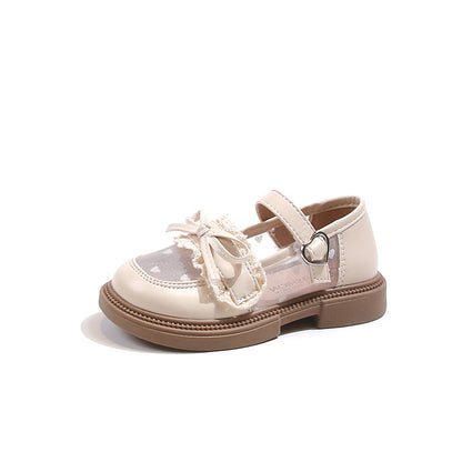 Girls Small Leather Shoes 2025 Spring New Style Girl Princess Shoes Breathable Children's Shoes Spring and Autumn Baby Shoes