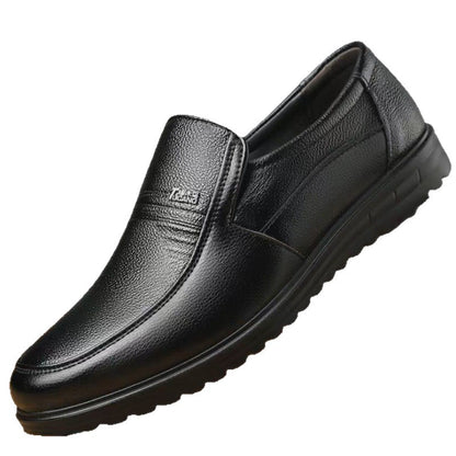 [First-Class Military Leather Shoes] 100% Full Cowhide Leather Special Clearance Sale Casual Business Men's Soft-Soled Leather Shoes