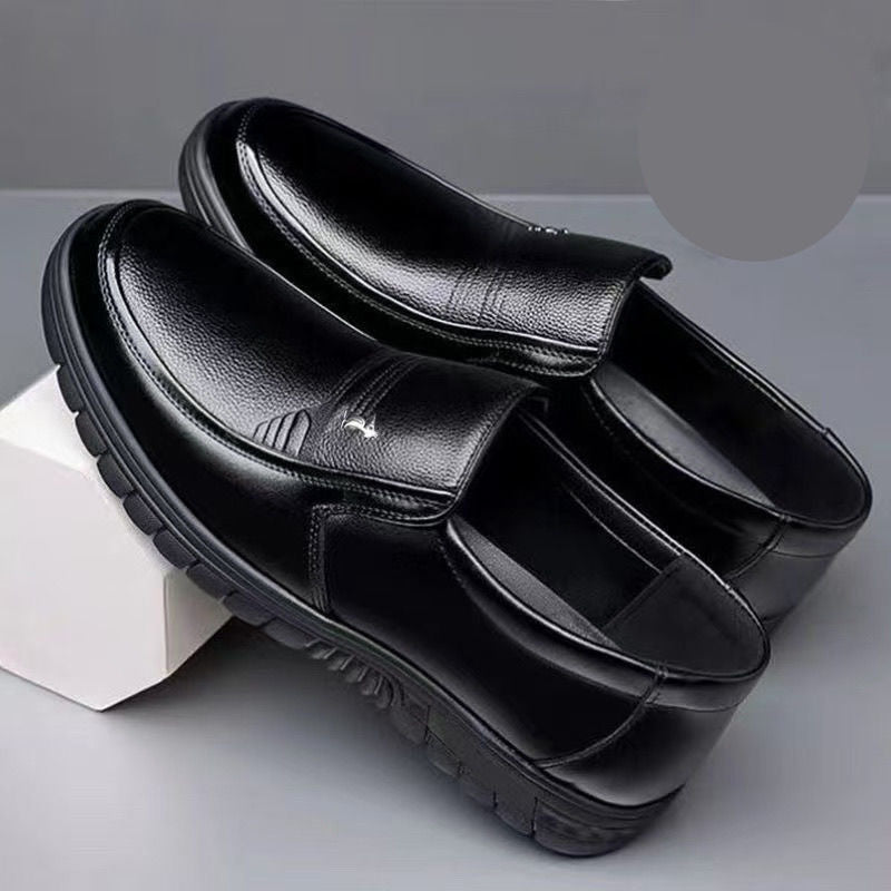 [First-Class Military Leather Shoes] 100% Full Cowhide Leather Special Clearance Sale Casual Business Men's Soft-Soled Leather Shoes